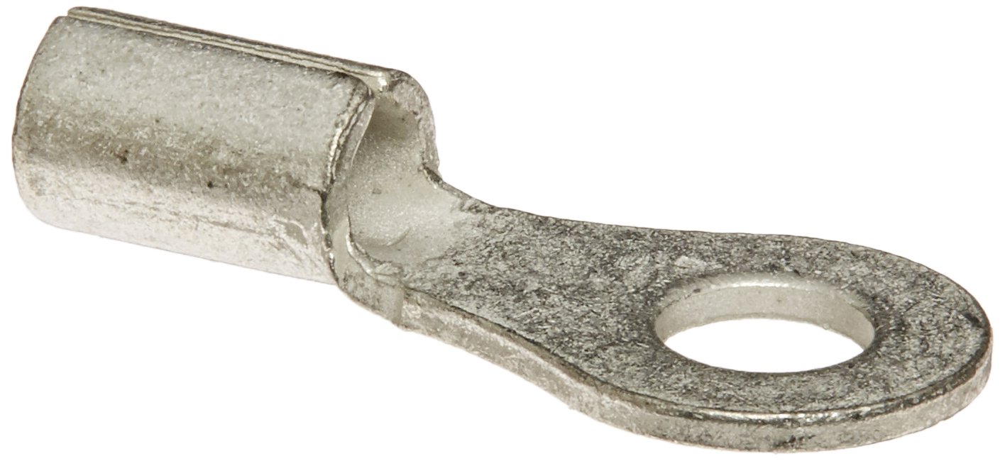 Uninsulated Ring Terminal 1614 Wire Size 6 Stud 0 256 Width 500 Length
