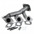 A-premium 2pcs Left Right Exhaust Manifolds With Gaskets Kit Compatible Ford Mustang 1999 2000 2001 2002 2003 2004 V6 8l 3 9l
