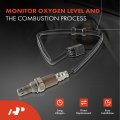 A-premium O2 Oxygen Sensor Compatible With Honda Civic 2006 2007 2008 2009 2010 2011 1 3l Upstream Downstream 2-pc Set