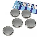 Hqrp 5-pack Lithium Battery Compatible With Lexus 89904-50380 Es350 2009 2010 2011 Gs350 Is-c Smart Key Fob Remote Transmitter