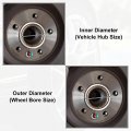 X Autohaux 4pcs Od 71 6mm To Id 67 1mm Aluminium Alloy Car Hub Centric Rings Wheel Bore Center Spacer