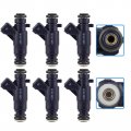 4 Holes Ocpty 6ps Replacement Fuel Injectors Compatible For 2003-2006 Porsche Cayenne 94860513001 94860513002 Fj873 Fj870 Oem