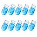 Cciyu 10 Pcs T10 168 194 W5w Blue Halogen Light Bulb Instrument Cluster Gauge Dash Lamp 12v 5w Replacement Fit For Shippment