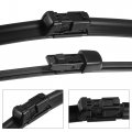 X Autohaux 3 Pcs Front Rear Windscreen Wiper Blades Set For Vw Golf Mk6 Hatchback 2009-2012 Skoda Yiti 2009-2019