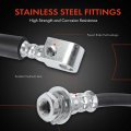 A-premium Rear Center Brake Hydraulic Hose Compatible With Ford Models F-150 1989-1995 F-250 F-350 1992-1997 For Hd 1997