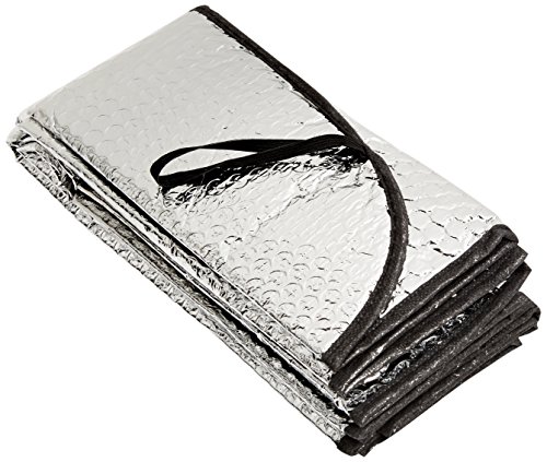 Majic Standard Accordion Sunshade Car Windshield Sun Shade Reflector Silver