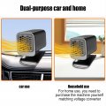 Car Defogger 150w 12v 24v Foldable Base Heater 360a Rotatable High Power Electric Heating Defrosting And Defogging Plug In Cig