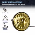 Fog Light For 2005-2011 Toyota Tacoma 2004-2006 Solara 2008-2015 Sequoia 2007-2013 Tundra Bumper Lights Lamps W Bulb Switch Lh