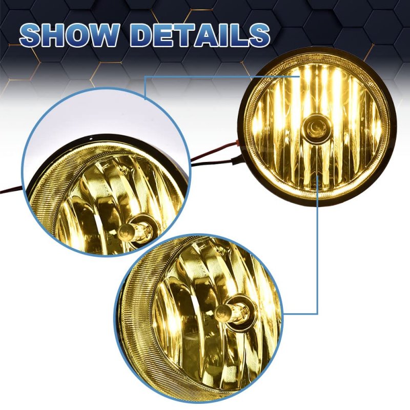 Fog Light For 2005-2011 Toyota Tacoma 2004-2006 Solara 2008-2015 Sequoia 2007-2013 Tundra Bumper Lights Lamps W Bulb Switch Lh