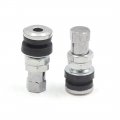 Uxcell 8pcs Bolt-in Motorcycle Scooter Tubeless Wheel Tire Valve Stems With Dust Caps
