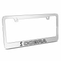 Ipick Image For Ford Mustang Cobra Outline Mirror Chrome Metal License Plate Frame