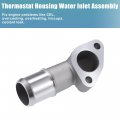 Uxcell Car Engine Coolant Thermostat Housing Water Outlet Fitting No 25611-26890 2561126890 25611-26880 2561126880 For Hyundai