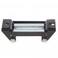 Lsailon Atv Winch Roller Fairlead 4500 Lbs 6 Universal 4-way Cable Guide For Trucks Rvs Pickups Jeep S Utv Off-road Vehicles 