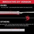 Led Neon Rope Light 16 4ft Red Silicone Flexible Strip 12v Dc Waterproof For Indoor Outdoor Diy Signage Decoration Power