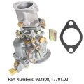Carburetor 1-barrel 923808 17701 02 Replacement For Cj-3b Cj-5 Cj-6 With F-head 4 Cylinder Engines