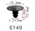 Autobahn88 Splash Shield Clip Compatible With Gm Ford Chrysler Oem 20032850 Pack Of 20