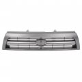Hecasa Front Bumper Grille Compatible With 1996-1998 Toyota 4runner 5311135340 To1200203 Grill Plastic Abs Painted Gray