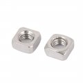 Uxcell M6 Machine Screw 304 Stainless Steel Square Nuts Silver Tone 25pcs