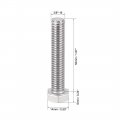 Uxcell 3 8-16x2 Hex Bolts 304 Stainless Steel Hexagon Screw Bolt 5pcs