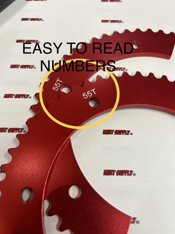 Split Aluminum Sprockets 35 Chain Multiple Sizes 53 Tooth