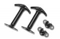 Bestop 51294-01 Hood Latch Set For Jeep 42-95 Cj Wrangler 
