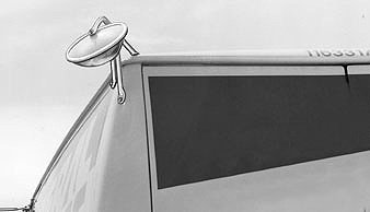 Velvac Rear Crossview Mirror System -straight Van Chassis Stainless