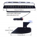 Led Blue Red Emergency Strobe Dash Lights For Police Cars Law Enforcement Vehicles Pov 16 Flashing Patterns Interior Deck Front