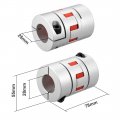 Uxcell Shaft Coupling 28mm To Bore L78xd55 Flexible Coupler Joint For Servo Stepped Motor