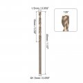 Uxcell 12pcs Jobber Drill Bits 1 5mm Gold Titanium Coated 4341 High Speed Steel Hss 135 Degree Split Point Twist For Stainless