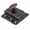 Stamped Antique Copper Bronze Cabinet Door Latch W Catch Oval Turn Vintage Furniture Reproduction Hardware Dl-c43001-ob 