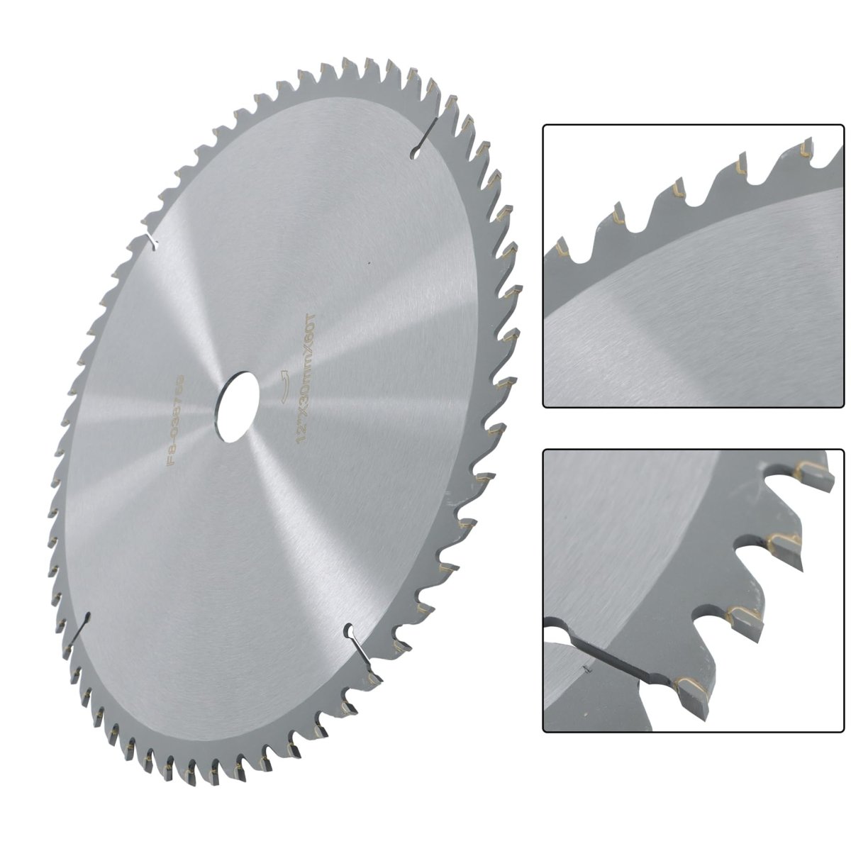 1pcs 12 Inch 60 Teeth Metal Wood Cutting Circular Saw Blade