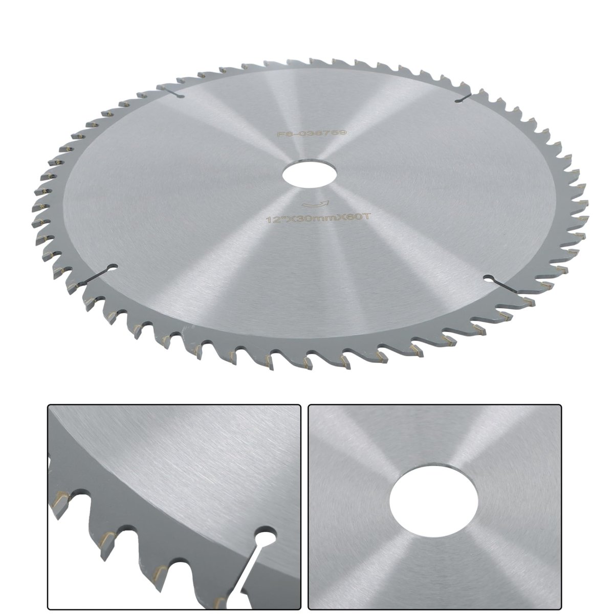 1pcs 12 Inch 60 Teeth Metal Wood Cutting Circular Saw Blade
