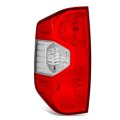 Auto Dynasty Rear Tail Lights Compatible With 2014-2021 Toyota Tundra Driver Left Side Brake Reverse Lamp Replacement Red Lens 