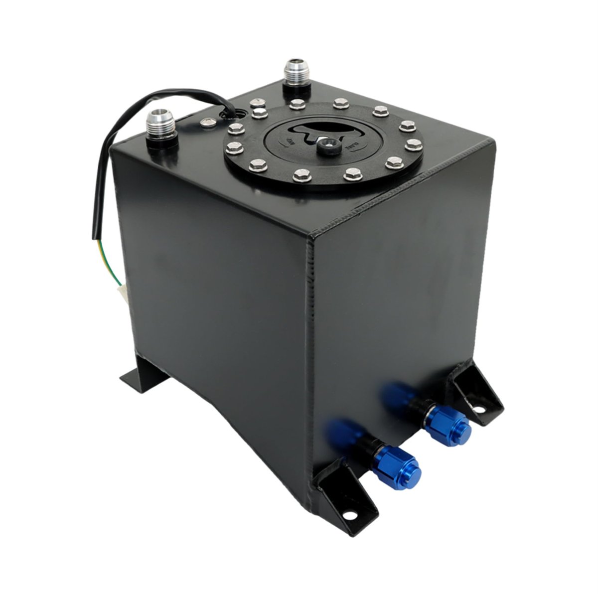2 5 Gallon Aluminum Fuel Cell Gas Tank With Level Sender And Quick Release Cap For Race Street Drift Strip Universal Fit Cars