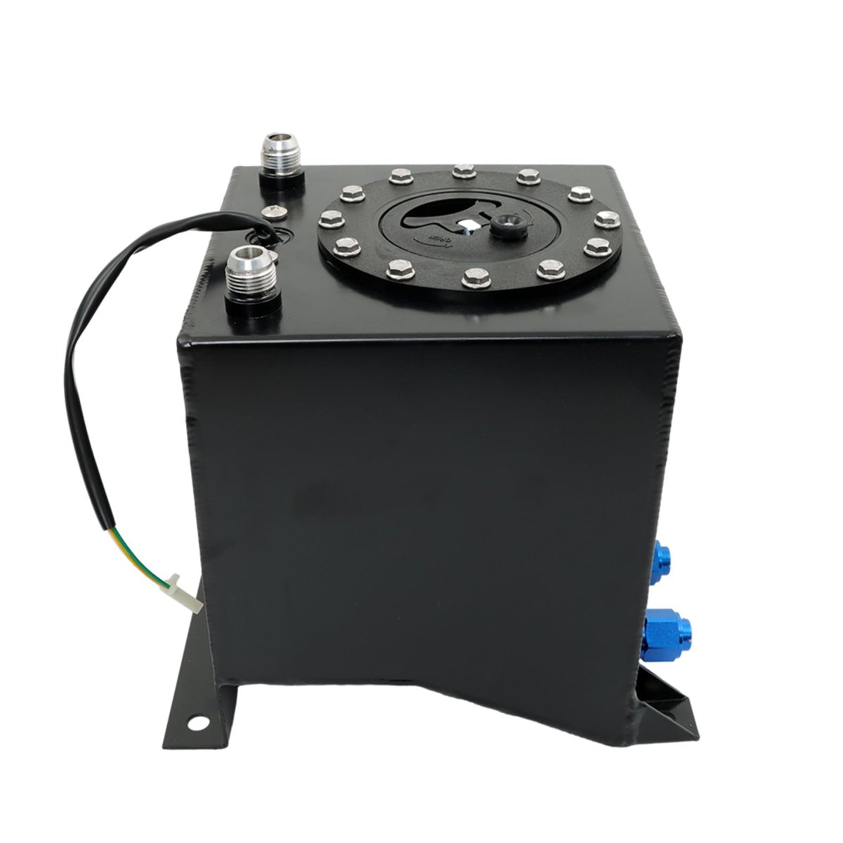 2 5 Gallon Aluminum Fuel Cell Gas Tank With Level Sender And Quick Release Cap For Race Street Drift Strip Universal Fit Cars