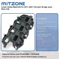 Lower Intake Manifold With Gasket For 2011-2018 Jeep Dodge Ram Chrysler 3 6l V6 Vehicles Grand Cherokee Wrangler Journey