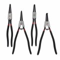 Abn Extra Long Snap Ring Pliers Set 4pc Lock With 4mm Tips For Internal And External O Circlip Removal