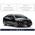 Spieg Passenger Side Mirror Replacement For Hyundai Elantra 2014-2016 Power Heated Turn Signal Light Paintable Black 6pin Right