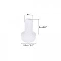 Uxcell M3x6mm Threaded Nylon Phillips Cross Pan Head Machine Screws Bolts White 20pcs