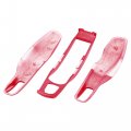 X Autohaux 1 Set Red Car Remote Key Cover Fob Abs Case Shell For Porsche Cayenne Panamera Macan