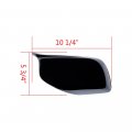 Pair Of Glossy Black Stylish Bull Side Mirror Cover Cap Housing Compatible With 2003-2007 Bmw E60 E61 E63 E64 650ci 650i 525i