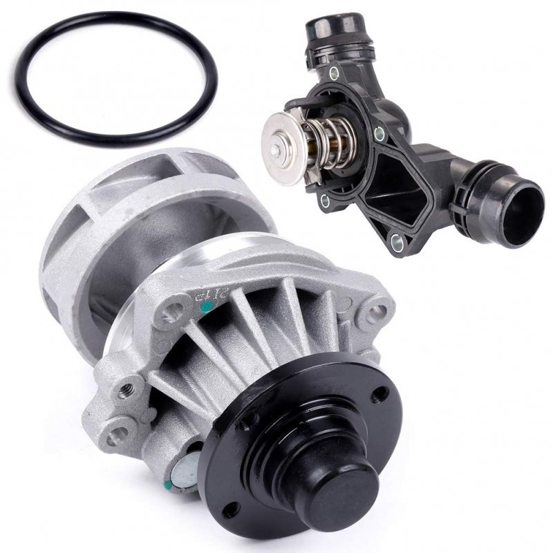 Water Pump Thermostat Housing Kit For 2001005 Bmw 0i 2 2l 2001-2006 X5 3 0l 1999-2002 Z3 2 5l 1998-2000 2 8l- Oe Aw9261
