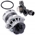 Water Pump Thermostat Housing Kit For 2001005 Bmw 0i 2 2l 2001-2006 X5 3 0l 1999-2002 Z3 2 5l 1998-2000 2 8l- Oe Aw9261