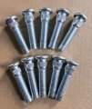 10pcs M12 1 5 Serrated Wheel Studs 13 16mm Knurl 52mm Uhl Replacement For Jaguar S-type Xf Xj6 Xj8 Xj Xe Xk F-type X350 X358 