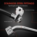 A-premium Front Passenger Brake Hydraulic Hose Compatible With Select Ford Models For F-250 Super Duty F-350 2017-2021 Rwd