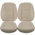 Driver Passenger Perforated Leather Bottom Top Seat Cover Tan For Lexus Ls460 Ls600h 2007 2008 2009 2010 2011 2012 La00 Lb00 Or 