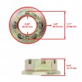 Caltric Front And Rear Wheel Castle Nut Compatible With Arctic Cat Prowler Xtx 700 Xt 2008-2014 8x