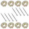 Caltric Front And Rear Wheel Castle Nut Compatible With Arctic Cat Prowler Xtx 700 Xt 2008-2014 8x