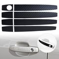 Beler 4pcs Carbon Fiber Car Door Handle Sticker Auto Decal For Chevrolet Cruze Malibu Captiva Buick Regal Excelle Lacrosse