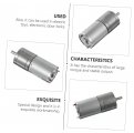 Osaladi 2pcs Motor Reduction Drill Vise Sunflower Costume A Drone Electric Fence Post Brackets Micro Moter Wallpaper For